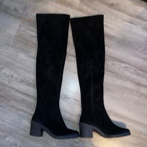 Suede Over the Knee Boots